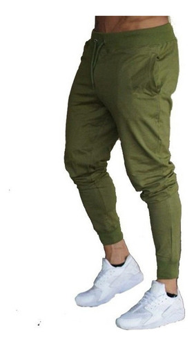 Pants Jogger Hombre Gym Slim Entubado Deportivo Moda Deporte