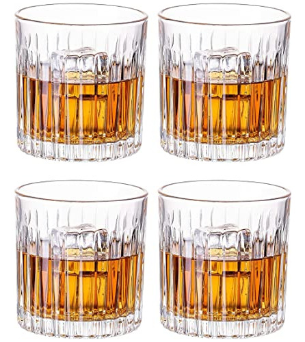 Juego De Vasos De Whisky De 4, 8 Onzas, Vasos Old Fashioned 