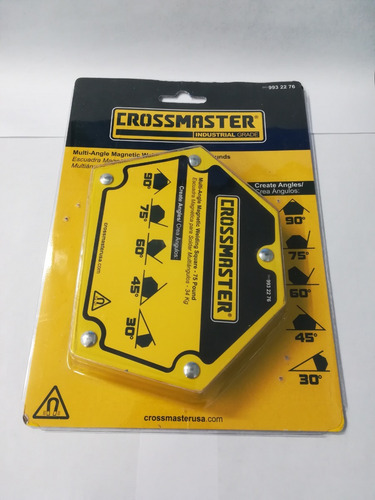 Escuadra Magnética Multiangulo 34kg Crossmaster ¡novedad!