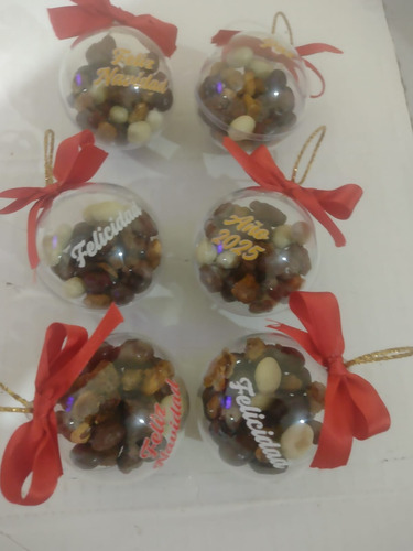 Bola Acrílico Encastrable Para Rellenar De 6cm Pack De 6unid