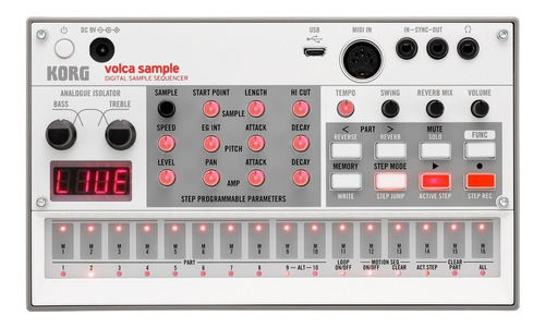Korg Volca Sample Sampler Portatil Electribe Midi Digital
