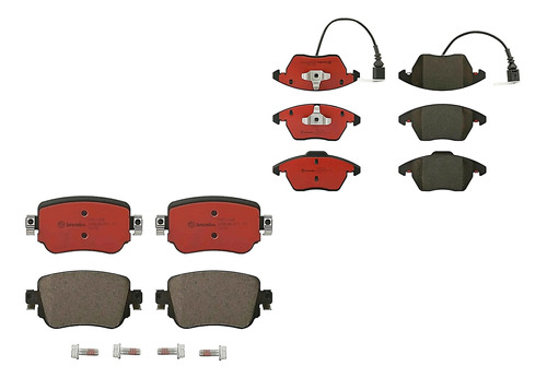 Paquete Balatas Del Y Tras Volkswagen Passat 15/18 Brembo
