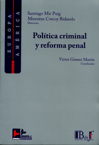 Mir Puig - Política Criminal Y Reforma Penal - Bdef 