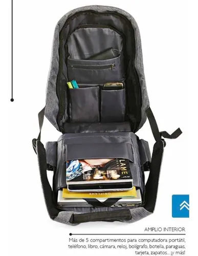 Mochila antirrobo oriflame hotsell