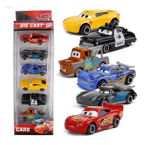 Juego De 6 Unidades De Disney Pixar Car Mcqueen Jackson