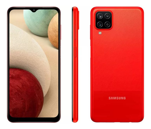 Samsung Galaxy A12 64 Gb Vermelho - Excelente