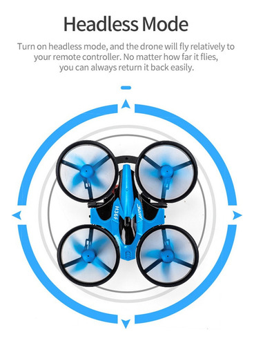 Para Drone Jjrc H36f Rc, Barco, Carro, 6 Eixos, Ar Terrestre