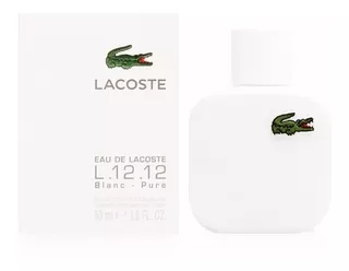 Perfume Eau De Lacoste L1212 Blanc Pure 50 Ml - Selo Adipec