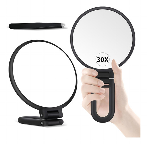 B Beauty Planet Espejo De Aumento 30x, Espejo De Mano Con As