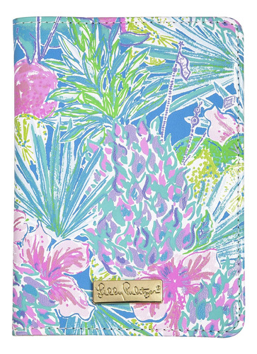 Funda Para Pasaporte De Piel Vegana Lilly Pulitzer, Bonito P