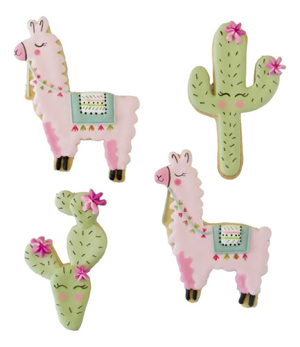 Cortante Galletitas De Llama O Cactus Varios Modelos