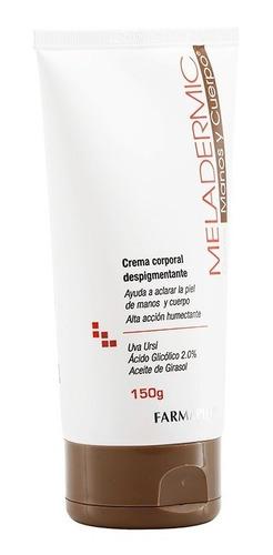 Imagen 5 de 8 de Crema Aclaradora Despigmentante Corporal Meladermic 150gr