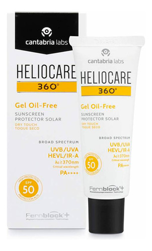 Heliocare 360 Gel Oil Free Toque Seco Spf 50