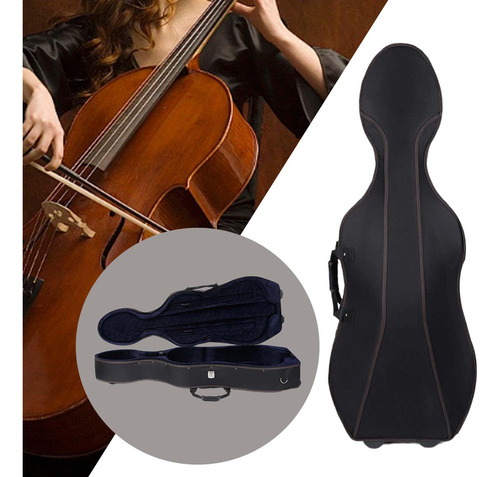 Estuche De Viaje Para Violonchelo, Protector Y Ruedas, 1 A 2