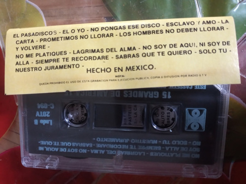 15 Grandes De América Orfeón Casete (Usado)