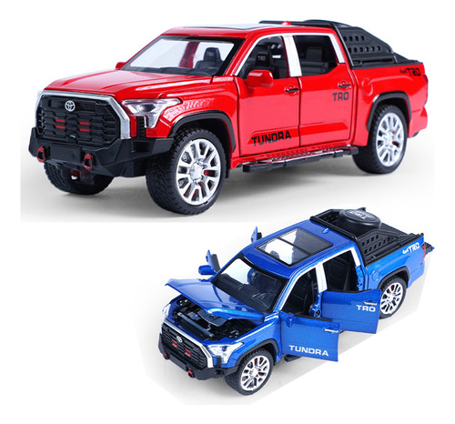 Coche Metálico Miniatura Toyota Tundra Camioneta Todoterreno