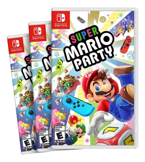 Combo Com 3 Super Mario Party Switch Midia Fisica