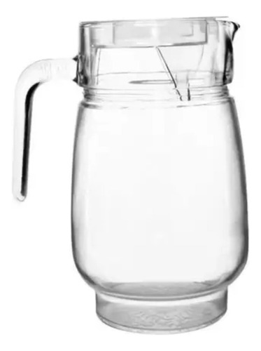 Jarra Vidro 1,8 Litro C/tampa Linha Safira Suco Água Vinho