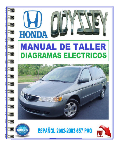 Manual De Taller Diagramas Honda Odyssey 2002-2003 Español