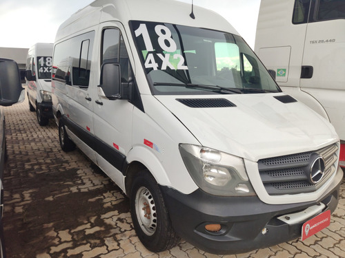 Imagem 3 de 7 de Sprinter 415 Teto Alto 16 Lugares Branca Completíssima