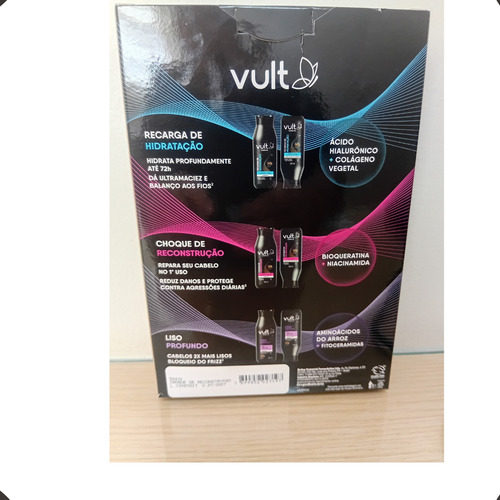 Kit Vult Choque De Reconstrução Shampoo Condicionador 200ml