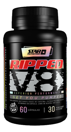 Ripped V8 X 60caps - Star Nutrition