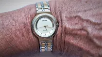 Comprar Relogio Antigo Unissex Gruen Bracelete Aço Ouro Anos80 Funci