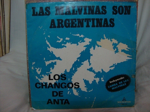 Vinilo Los Changos De Anta Malvinas Son Argentina F1