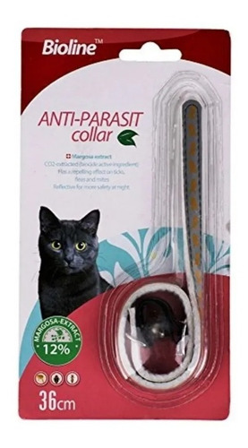 Bioline Collar Antiparasitario Para Gatos Con Margosa
