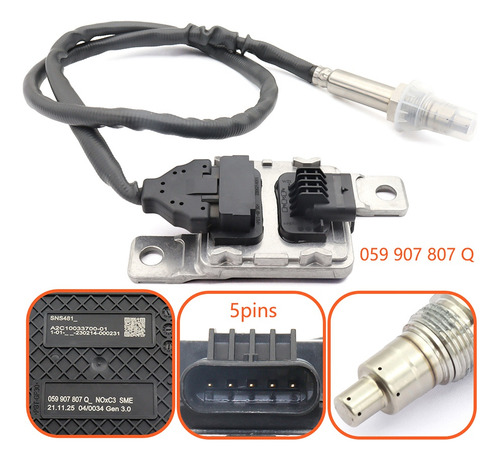 Sensor De Óxido De Nitrógeno 059907807q Para Q7 4 Libras 3.0