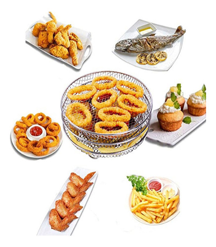 Nova Rack De Fritadeira De Ar De Aço Rack De Desidratação