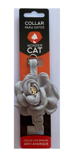 Collar Gato Anti Ahorque Wonder Cat Flower Boxcatchile