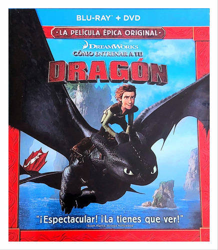 Como Entrenar A Tu Dragón Combo Blu-ray + Dvd 