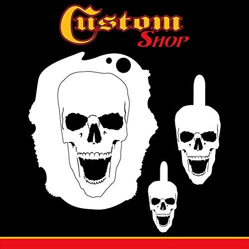 Custom Shop Airbrush Stencil Skull Design