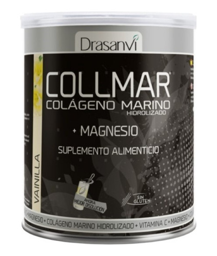 Colageno Marino Hidrolizado Magnesio 300 Gr Collmar Drasanvi Sabor Vainilla