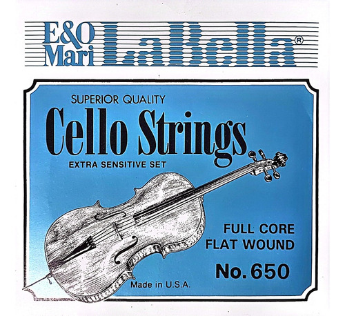 Juego Cuerdas Para Cello Marca La Bella. Violoncello, Chelo