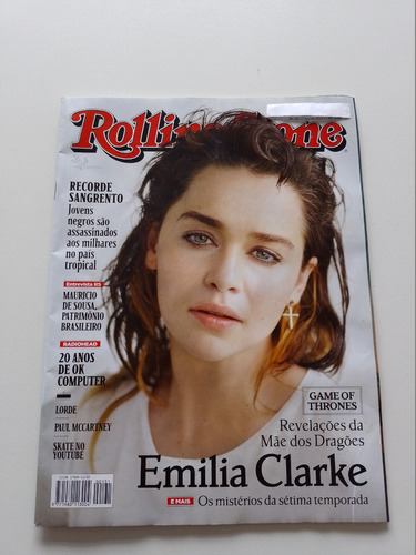 Revista Rolling Stone Emilia Clarke Maurico De Souza X813