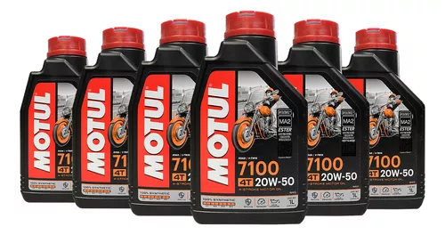 Aceite Motul 10w40 7100 100% Sintético Para Moto 4t 1 Litro