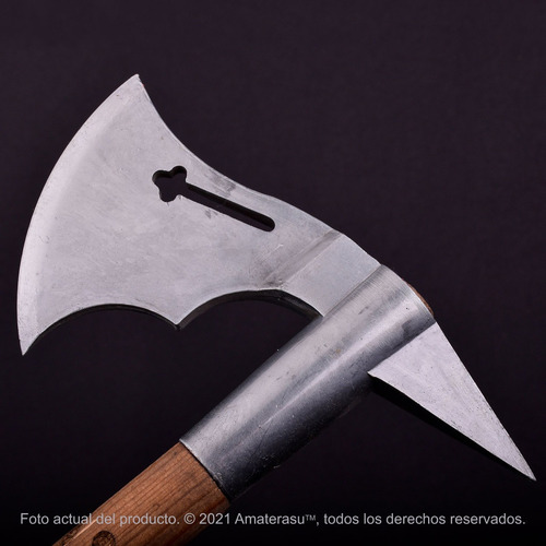 Imagen 4 de 10 de Hacha De Guerra Medieval Francesa Marto Toledo Templaria
