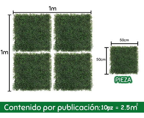 Imagen 2 de 9 de Follaje Artificial Ecogl 10pz, Uso Exterior, Greenline