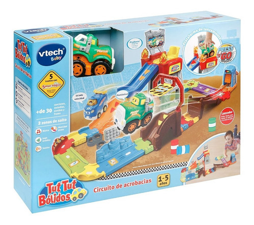 Circuito De Acrobacias Vtech Baby Tut Tut Bólidos Luz Sonido