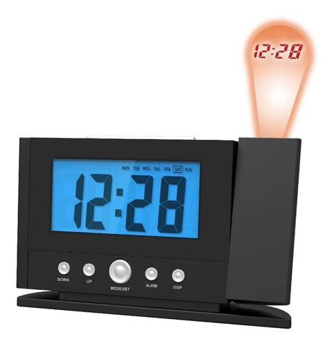 Reloj Digital Con Proyector Hora Temperatura Día Del Padre 
