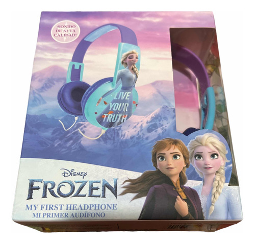 Mi Primer Audífono Disney Frozen Celeste 3.5mm