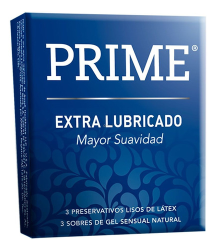 Pack X 10 Prime Preservativos Extra Lubricado