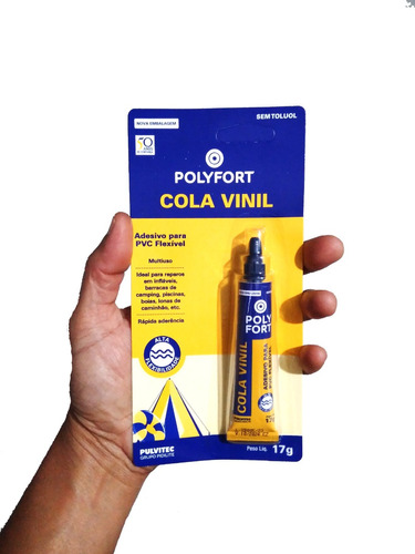 Cola Vinil Multiuso Barraca Colchão Piscina Banner Boia 17g