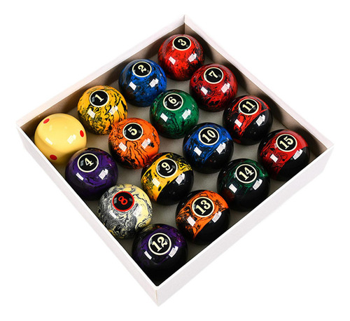 // 16 Piezas Bolas De Billar Bolas De Mesa De Billar Juego