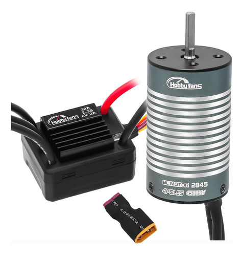 Motor Hobby Fans 2845 4500kv Y Esc 30a Para Rc 1/14 1/16