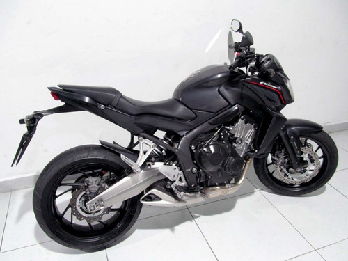 Imagem 2 de 8 de Honda Cb 650f Abs 2015 Preta