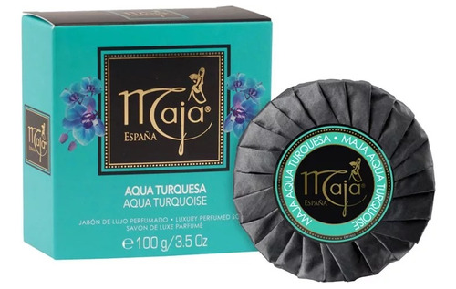 Maja España Jabón Perfumado Fragancia Aqua Turquesa 100g