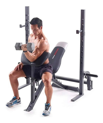 Imagen 3 de 6 de Banco Multigimnasio Olimpico Weider Pro 395 B Multigym